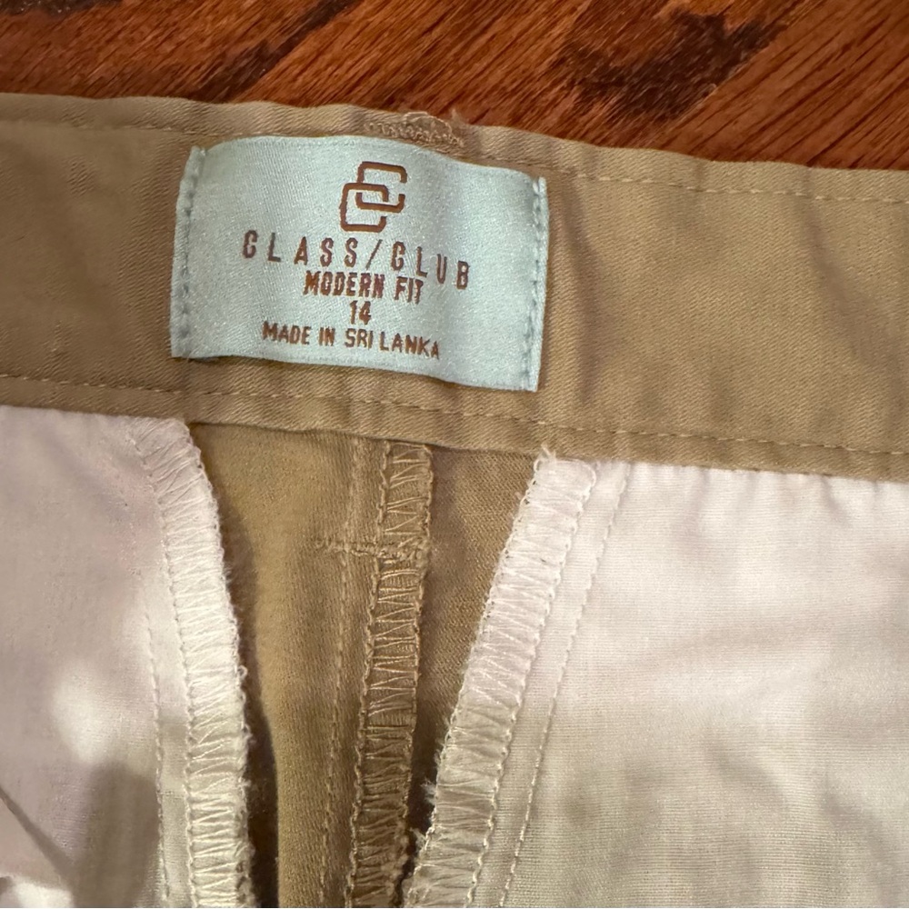 NWOT - Class Club Khaki Modern Fit Trousers - Boys size 14 - Picture 5 of 6